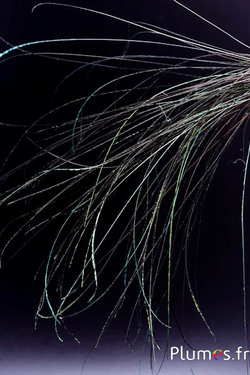 Ciondolo in filo di pavone - 15-28 cm - verde naturale